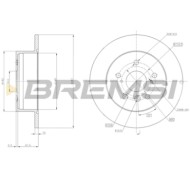 CD7980S.JPG Disco Freno Posteriore 92240203 Toyota Aurion Camry Tre Volumi Pieno