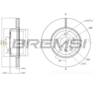 CD8039V.JPG Disco Freno Anteriore 92265825 Bmw 5 5 Touring Nero