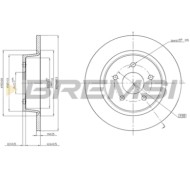 CD8058S.JPG Disco Freno Posteriore 92238900 Ford C-max Ii (dxa/cb7 Dxa/ceu)
