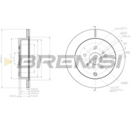 CD8072V.JPG Disco Freno Posteriore 92222200 Suzuki Grand Vitara Ii Nero