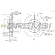 Disco Freno Anteriore Mitsubishi Galant Vii Tre Volumi