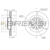 CD8165V.jpg Disco Freno Anteriore 09803511 Chrysler Stratus