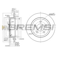 CD8288S.jpg Disco Freno Posteriore 92194000 Jeep Cherokee Wrangler Ii Nero