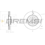 CD8289V.JPG Disco Freno Anteriore 92237600 Fiat 500l (351 352)