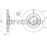 CD8372V.JPG Disco Freno Anteriore 92282403 Isuzu D-max Ii D-max Ii Pianale Piatto/telaio Ventilato