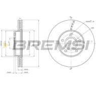 CD8509V.JPG Disco Freno Anteriore 92255503 Volvo V40 2 Volumi/coda Spiovente V40 Cassone/coda Spiovente Ventilato