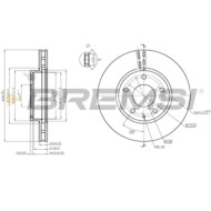 CD8532V.JPG Disco Freno Anteriore 92267503 Mazda 3 3 Tre Volumi Cx-3 Nero