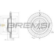 CD8630V.JPG Disco Freno Posteriore 92284003 Mercedes-benz Classe Gl Classe M Gls Autoventilato