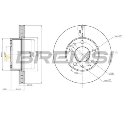 CD8659V.JPG Disco Freno Anteriore 92286103 Citroen Jumper Ii Autobus