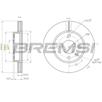 CD8688V.JPG Disco Freno Anteriore 92278703 Opel Karl Nero