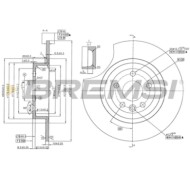 CD8771V.JPG Disco Freno Posteriore 92300403 Land Rover Range Rover Evoque (l538)