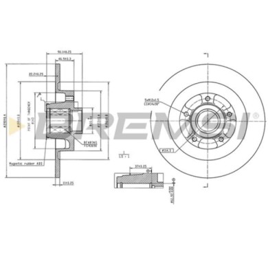 CD8857S.jpg Disco Freno Posteriore 08c74217 Renault Espace V