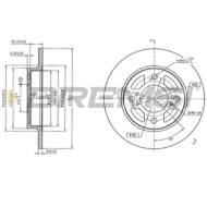 CD8981S.jpg Disco Freno Posteriore 92303603 Suzuki Swift V
