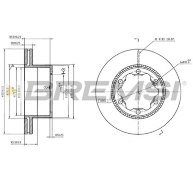 CD9021V.jpg Disco Freno Anteriore 92306703 Ford Focus Iv Focus Iv Turnier Kuga Iii Ventilato