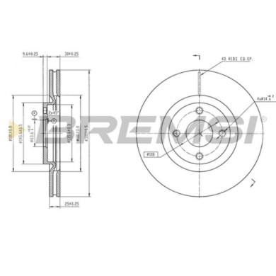 CD9023V.jpg Disco Freno Anteriore 09d17921 Mini Mini