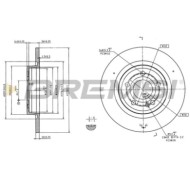 CD9031S.jpg Disco Freno Posteriore 92323203 Mercedes-benz Classe B Classe A Tre Volumi Cla Cla Shooting Brake Classe A Gla Glb