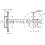 Disco Freno Anteriore 400.6476.20 Mercedes-benz Sprinter 3,5-t Furgonato (b907 B910)