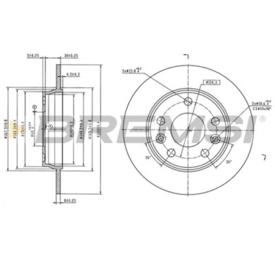 CD9046S.jpg Disco Freno Posteriore 92327203 Renault Zoe Cassone/coda Spiovente Zoe
