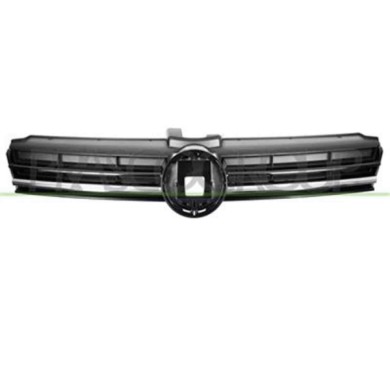 VG4042011_1.JPG Griglia Radiatore Nera Con Modanatura Cromata Per Volkswagen Golf 7.5 Dal 2016 Al 2020