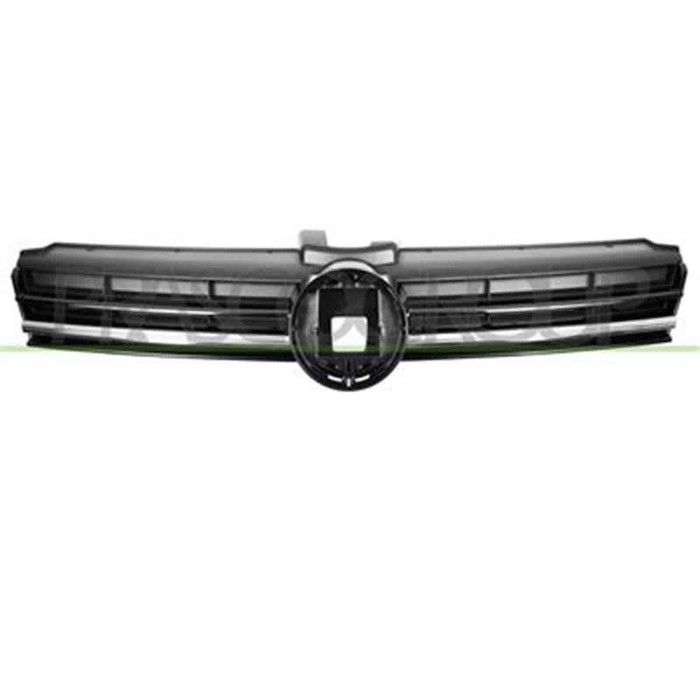 VG4042011_1.JPG Griglia Radiatore Nera Con Modanatura Cromata Per Volkswagen Golf 7.5 Dal 2016 Al 2020