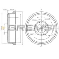 Tamburo Freno Posteriore Toyota 4 Runner Hilux V Pick-up Volkswagen Taro Cr5785 42431-35170 Bremsi