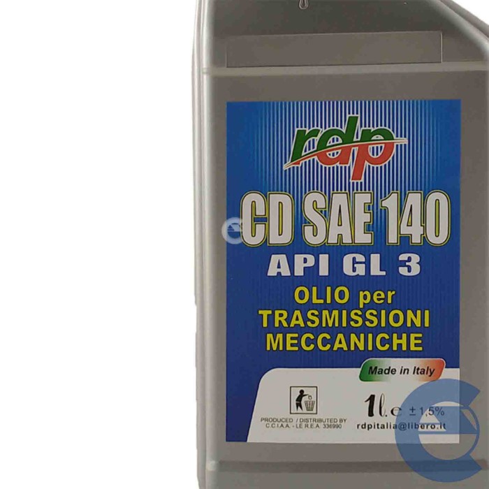 148379-large_default.jpg Olio Per Trasmissioni Meccaniche Rdp Cd Sae 140 Api Gl 3 Cambio Manuale