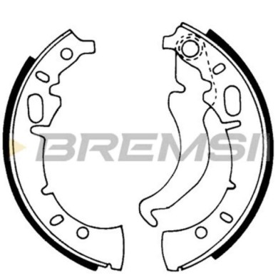 GF0011.JPG Kit Ganasce Freno Posteriore Bmw 1502-2002 (e10) Gf0011 S.f. Ate Teves Bremsi