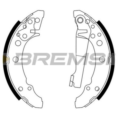 GF0016.JPG Kit Ganasce Freno Posteriore Audi 80 B2 Tre Volumi (811 813 814 819 853) Gf0016 Bremsi
