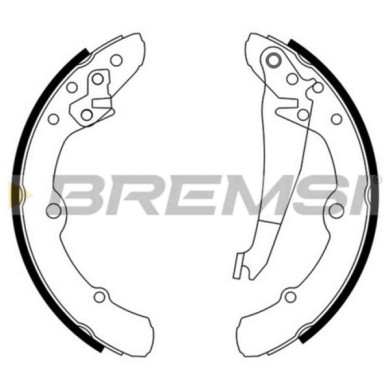 GF0019.JPG Kit Ganasce Freno Posteriore Audi 100 C3 Tre Volumi (443 444) Gf0019 357698525c Bremsi