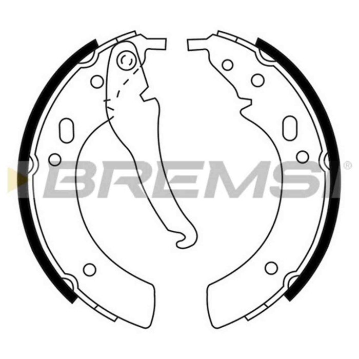 GF0074.JPG Kit Ganasce Freno Posteriore Bmw 3 5 2000 Coupú 1500-2000 2500-3.3 2.5-3.2 Coupú Gf0074 34211111052 S.f. Ate Teves Br