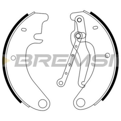GF0093.JPG Kit Ganasce Freno Anteriore Citro-n Dyane Ami Ami Break Gf0093 Am451016a S.f. Citroen Bremsi