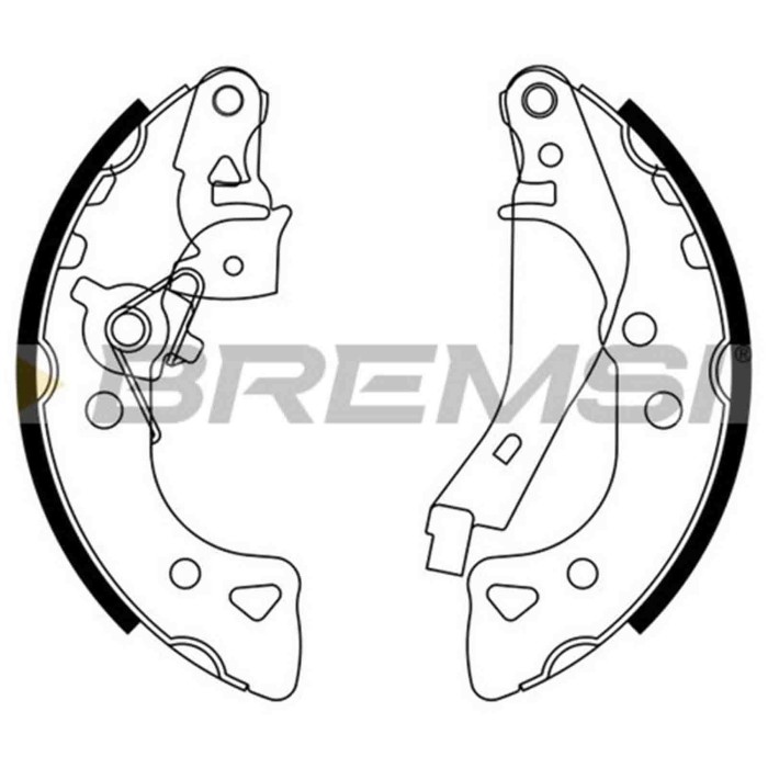 GF0103-2.JPG Kit Ganasce Freno Posteriore Citroen Ax (za-) Gf0103-2 S.f. Bendix Bremsi