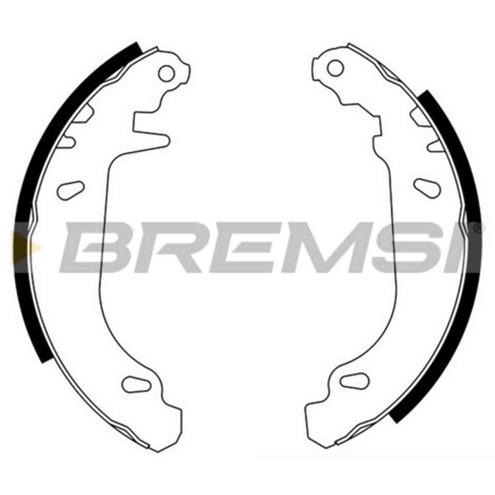 GF0105.JPG Kit Ganasce Freno Posteriore Citroen Zx (n2) Gf0105 4241l4 S.f. Bendix Bremsi