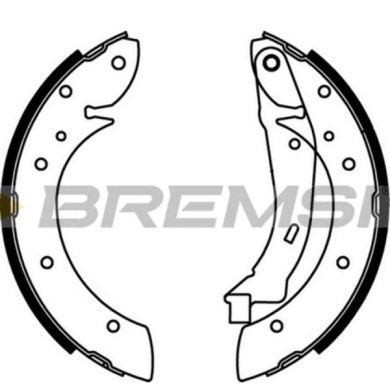GF0106.JPG Kit Ganasce Freno Posteriore Peugeot 405 Ii Break (4e) Gf0106 1610091280 S.f. Lucas Girling Bremsi