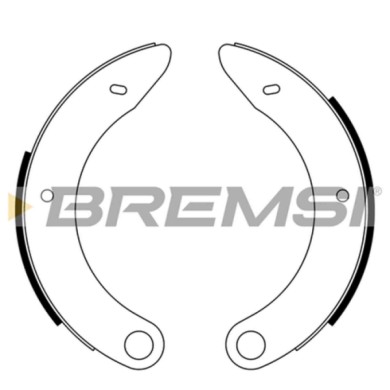 GF0110.JPG Kit Ganasce Freno Posteriore Citro-n Ds Break Ds Cabriolet Ds Id Break Gf0110 545116a S.f. Citroen Bremsi
