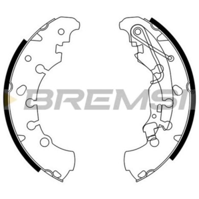 GF0140.JPG Kit Ganasce Freno Posteriore Fiat Punto (188) Gf0140 1605458 S.f. Lockheed Ap Bremsi