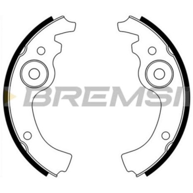 GF0141.JPG Kit Ganasce Freno Anteriore Fiat 500 (111 101 110) Gf0141 4340810 S.f. Fiat Bremsi