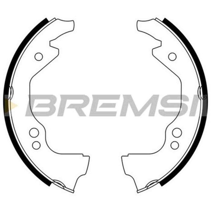 GF0143.JPG Kit Ganasce Freno Anteriore Seat 600 D Fiat 600 850 Spider 850 Gf0143 S.f. Fiat Bremsi