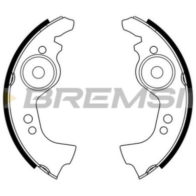 GF0145.JPG Kit Ganasce Freno Anteriore Fiat 850 Spider 850 Gf0145 4162186 S.f. Fiat Bremsi