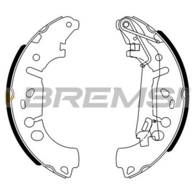 GF0146.JPG Kit Ganasce Freno Posteriore Fiat Grande Punto (199) Gf0146 77363858 S.f. Lockheed Ap Bremsi