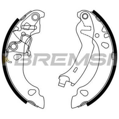 GF0151.JPG Kit Ganasce Freno Posteriore Fiat Panda 500 Panda Cassone/coda Spiovente 500 C Ford Ka Gf0151 77362491 S.f. Lockheed 