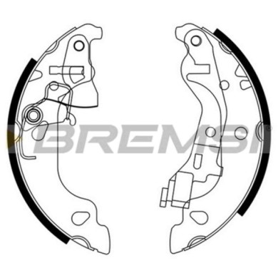 GF0155.JPG Kit Ganasce Freno Posteriore Fiat Punto Punto Cassone/coda Spiovente Gf0155 71739596 S.f. Lockheed Ap Bremsi