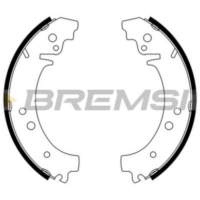 GF0160.JPG Kit Ganasce Freno Posteriore Fiat 238-serie 242-serie Autobus 242-serie Furgonato Gf0160 21010350209002 S.f. Fiat Bre