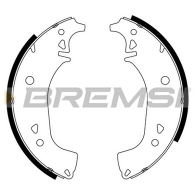 GF0163.JPG Kit Ganasce Freno Anteriore Fiat Campagnola Gf0163 S.f. Bendix Bremsi