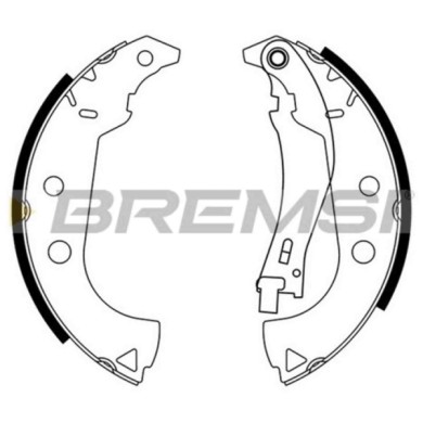 GF0164.JPG Kit Ganasce Freno Posteriore Fiat Fiorino Cassone/limousine Spaziosa Strada Pick-up Fiorino Pick-up Palio Weekend Gf0