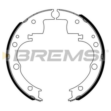 GF0166.JPG Kit Ganasce Freno Posteriore Alfa Romeo Ar 8 Furgonato (280) Gf0166 5880989 S.f. Lockheed Ap Bremsi
