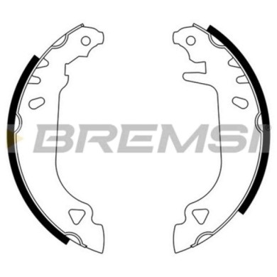GF0168.JPG Kit Ganasce Freno Posteriore Fiat Tipo (160) Gf0168 S.f. Bendix Bremsi