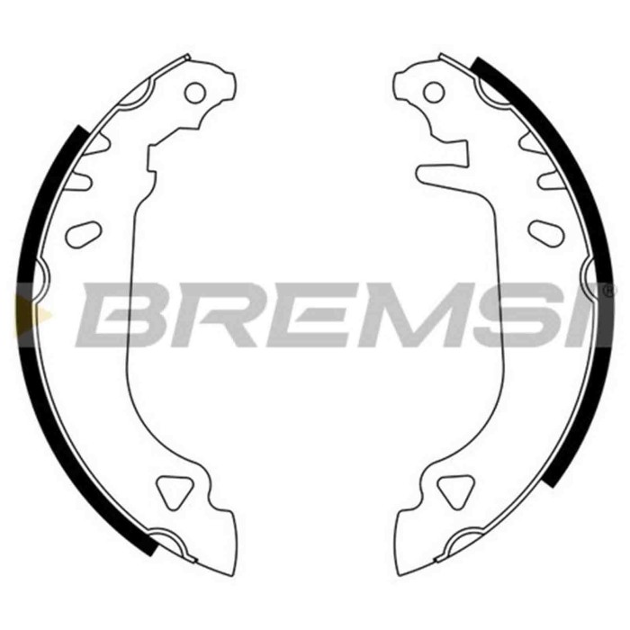 GF0168.JPG Kit Ganasce Freno Posteriore Fiat Tipo (160) Gf0168 S.f. Bendix Bremsi