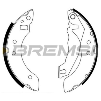 GF0200.JPG Kit Ganasce Freno Posteriore Ford Escort Iii Express (ava) Gf0200 5020413 S.f. Lucas Girling Bremsi