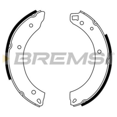 GF0203.JPG Kit Ganasce Freno Posteriore Ford Capri Capri Ii Triumph Dolomite Gf0203 1520034 S.f. Lucas Girling Bremsi